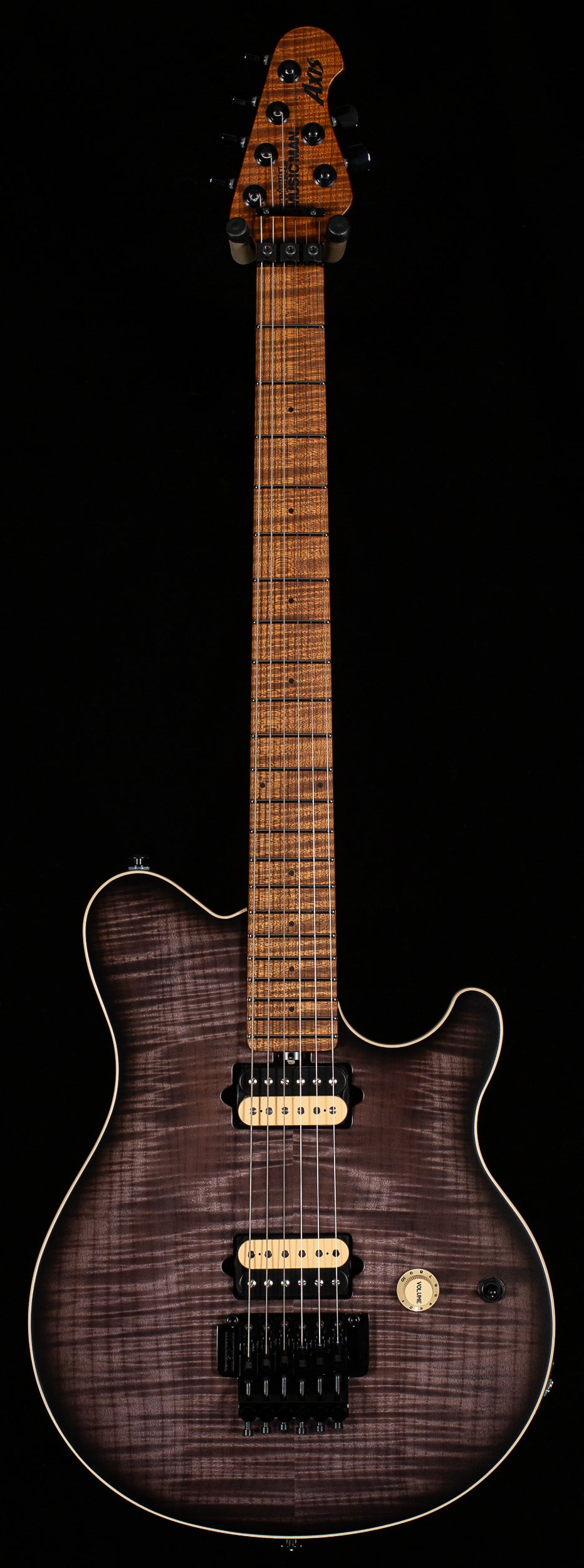 Ernie Ball Music Man Axis Charcoal Cloud Flame (454)