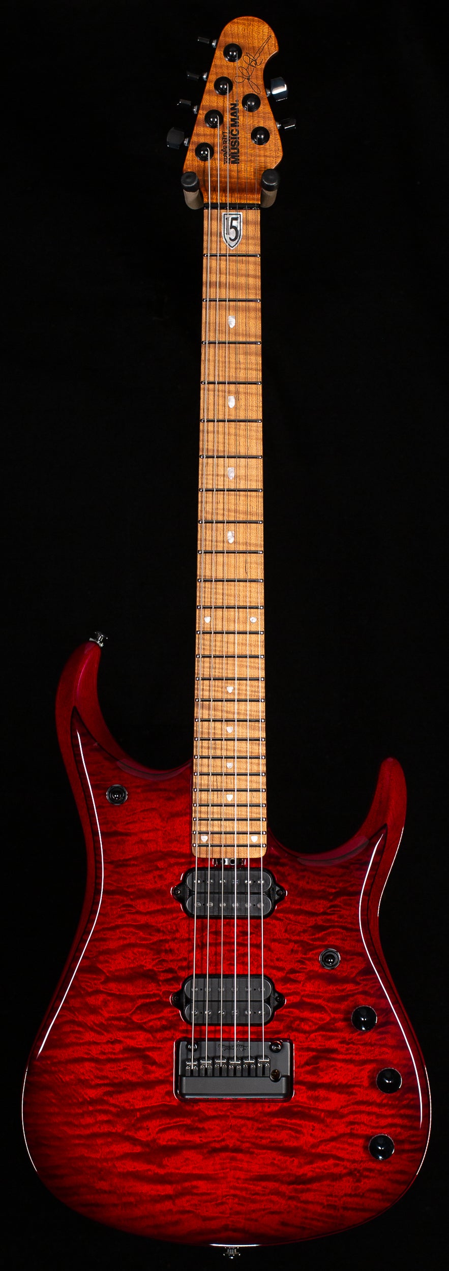 Ernie Ball Music Man JP15 Piezo Red Tide Quilt (495)