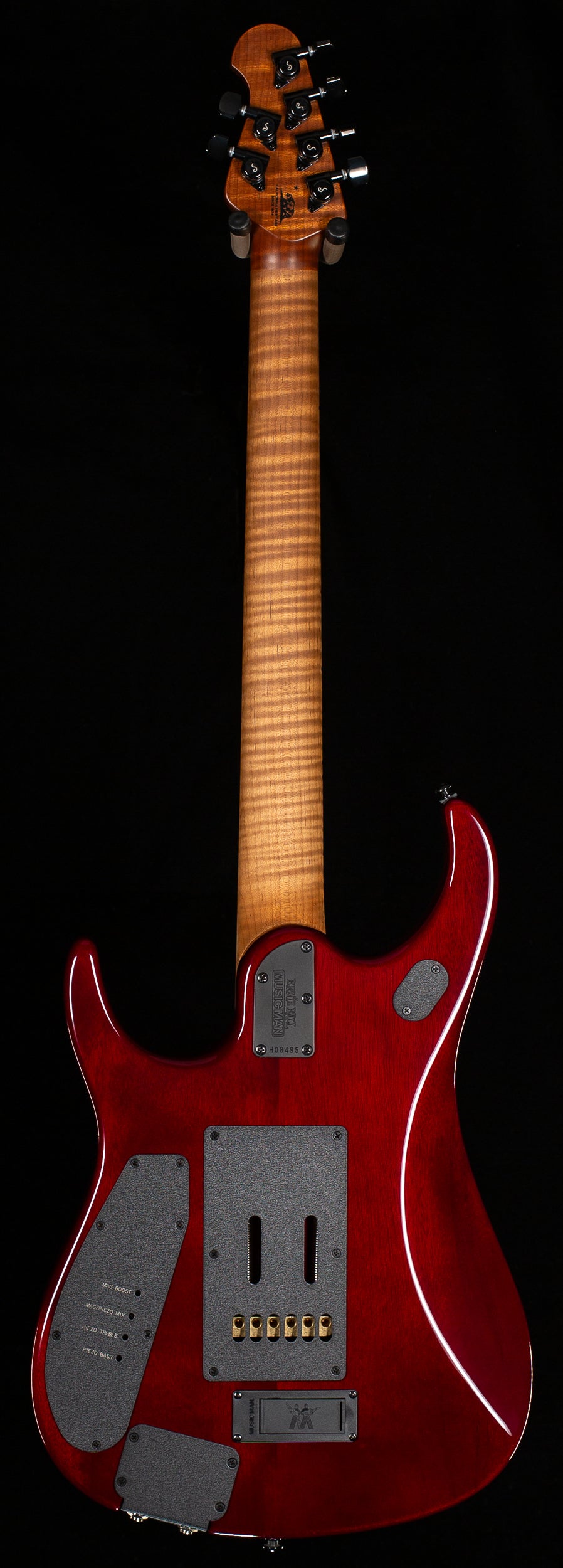 Ernie Ball Music Man JP15 Piezo Red Tide Quilt (495)