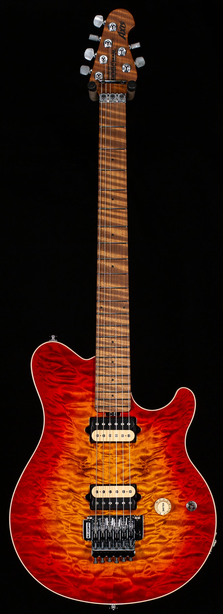 Ernie Ball Music Man Willcutt Limited Axis Lava Burst Quilt Floyd Rose (616)