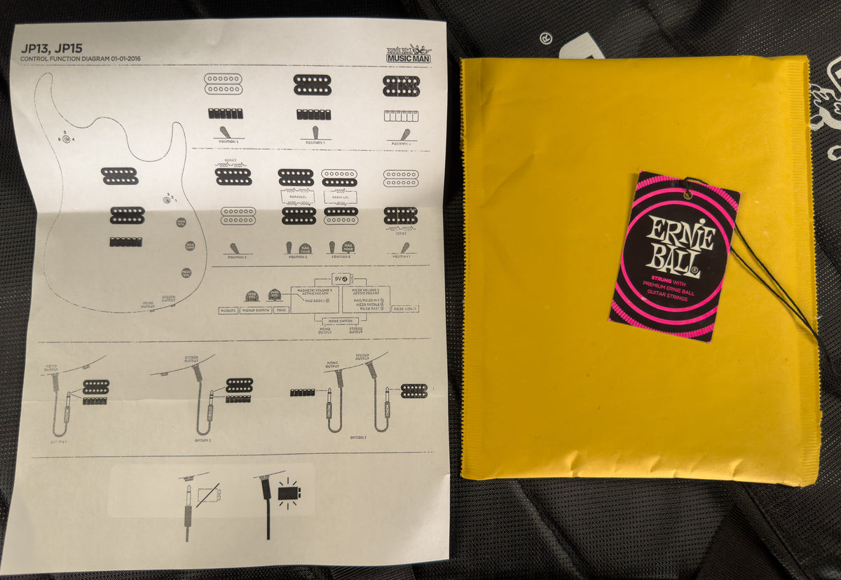 Ernie Ball Music Man JP15 Piezo Cerulean Paradise (635)