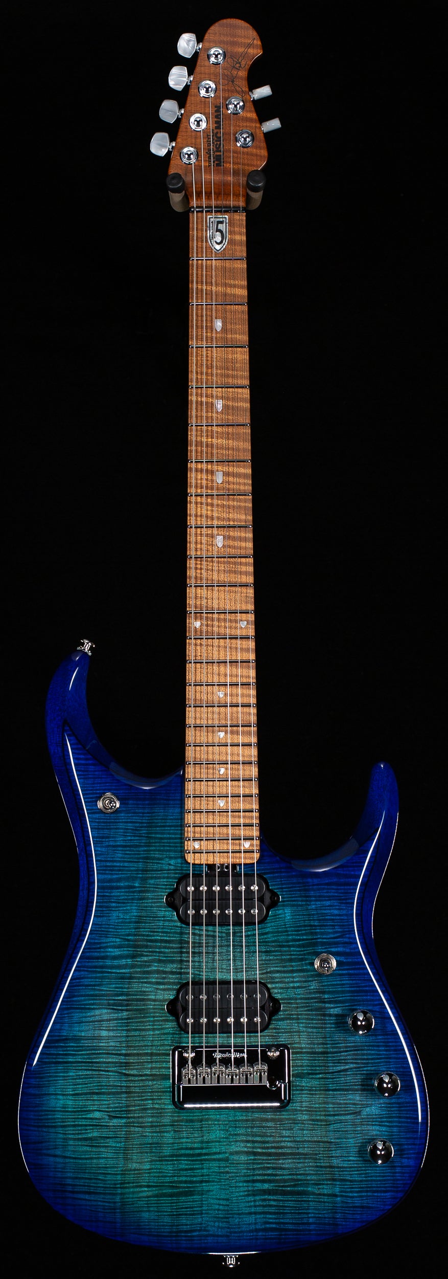 Ernie Ball Music Man JP15 Piezo Cerulean Paradise (854)