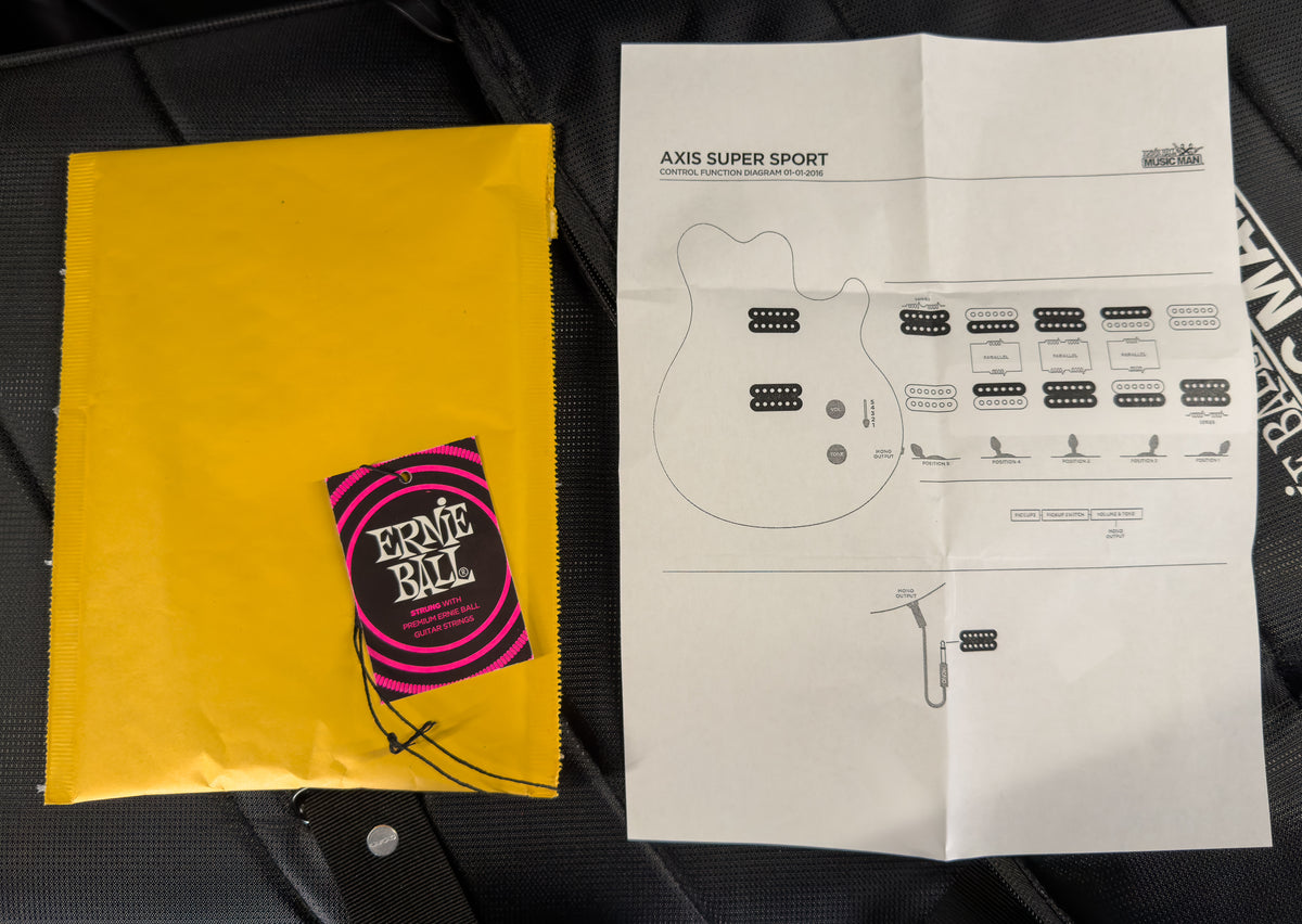 Ernie Ball Music Man Axis Super Sport Honey Pot Flame (857)