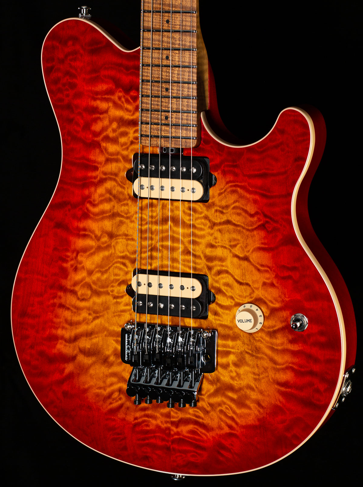 Ernie Ball Music Man Willcutt Limited Axis Lava Burst Quilt (442)