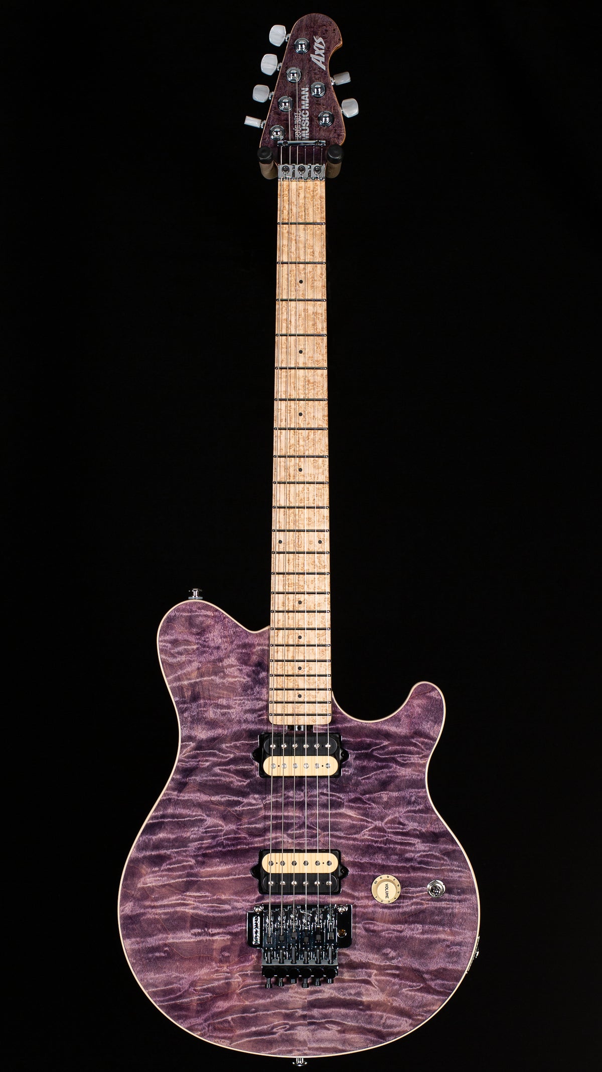 Ernie Ball Music Man 30th Anniversary Axis Trans Black Quilt (489)
