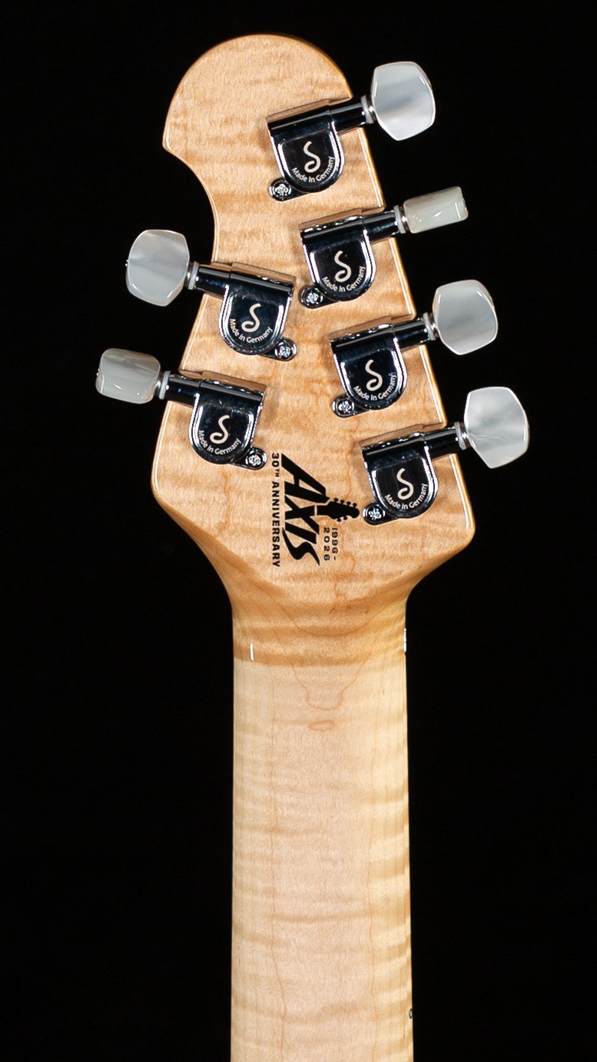 Ernie Ball Music Man 30th Anniversary Axis Anniversary Trans Blue Quilt (510)