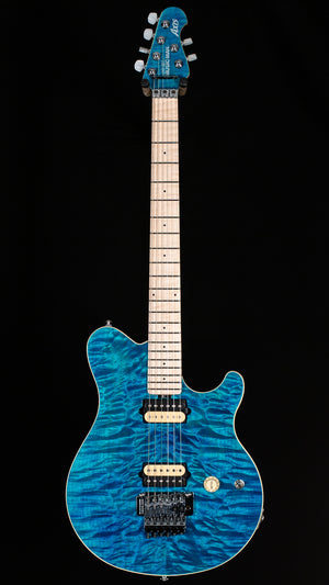 Ernie Ball Music Man 30th Anniversary Axis Trans Blue Quilt (532)