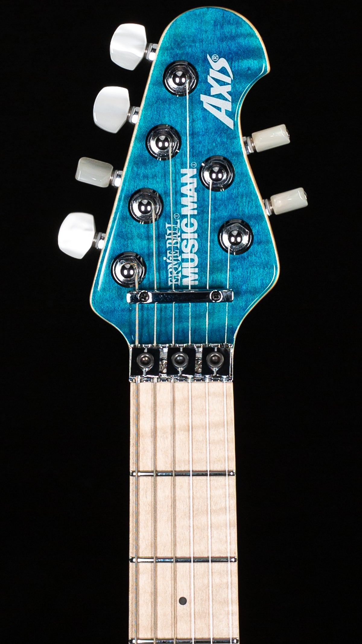 Ernie Ball Music Man 30th Anniversary Axis Trans Blue Quilt (532)