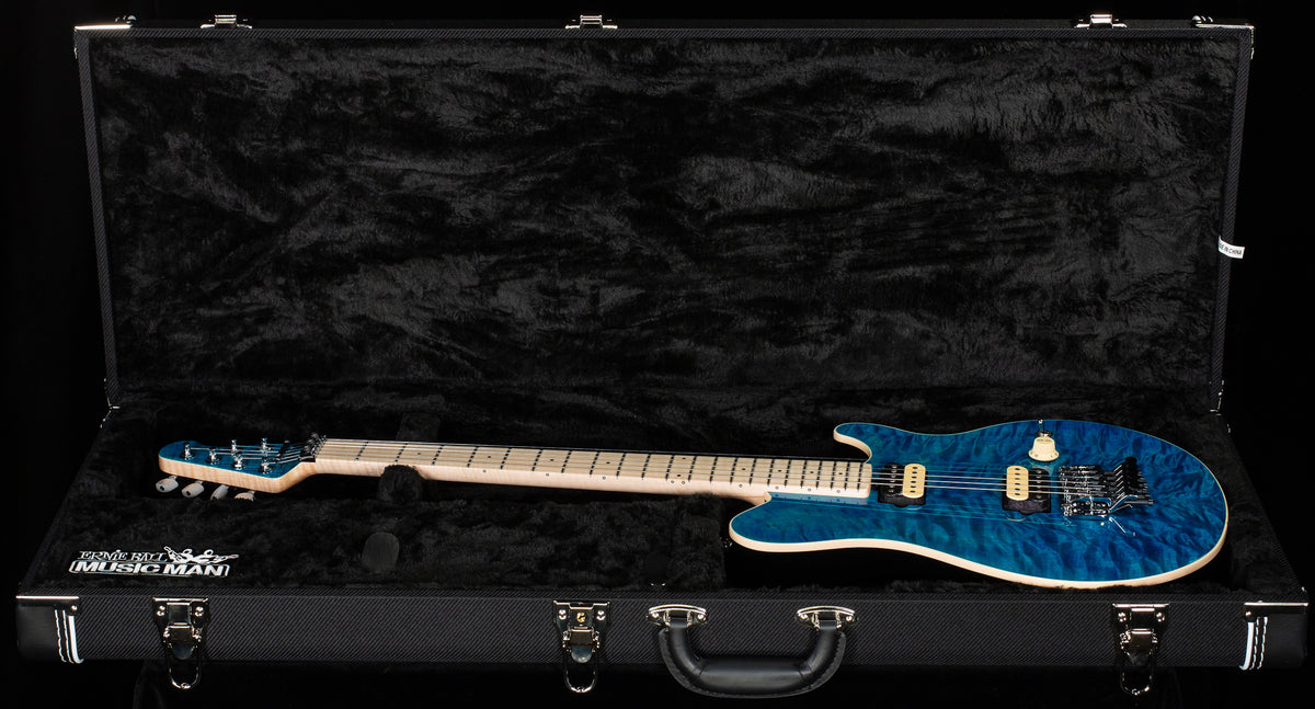 Ernie Ball Music Man 30th Anniversary Axis Trans Blue Quilt (532)
