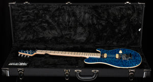 Ernie Ball Music Man 30th Anniversary Axis Anniversary Trans Blue Quilt (544)