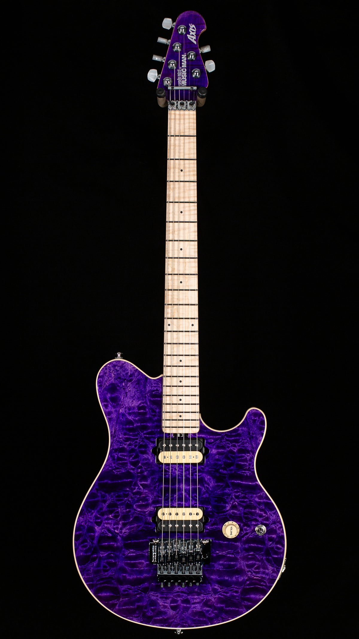 Ernie Ball Music Man 30th Anniversary Axis Trans Purple Quilt (650)