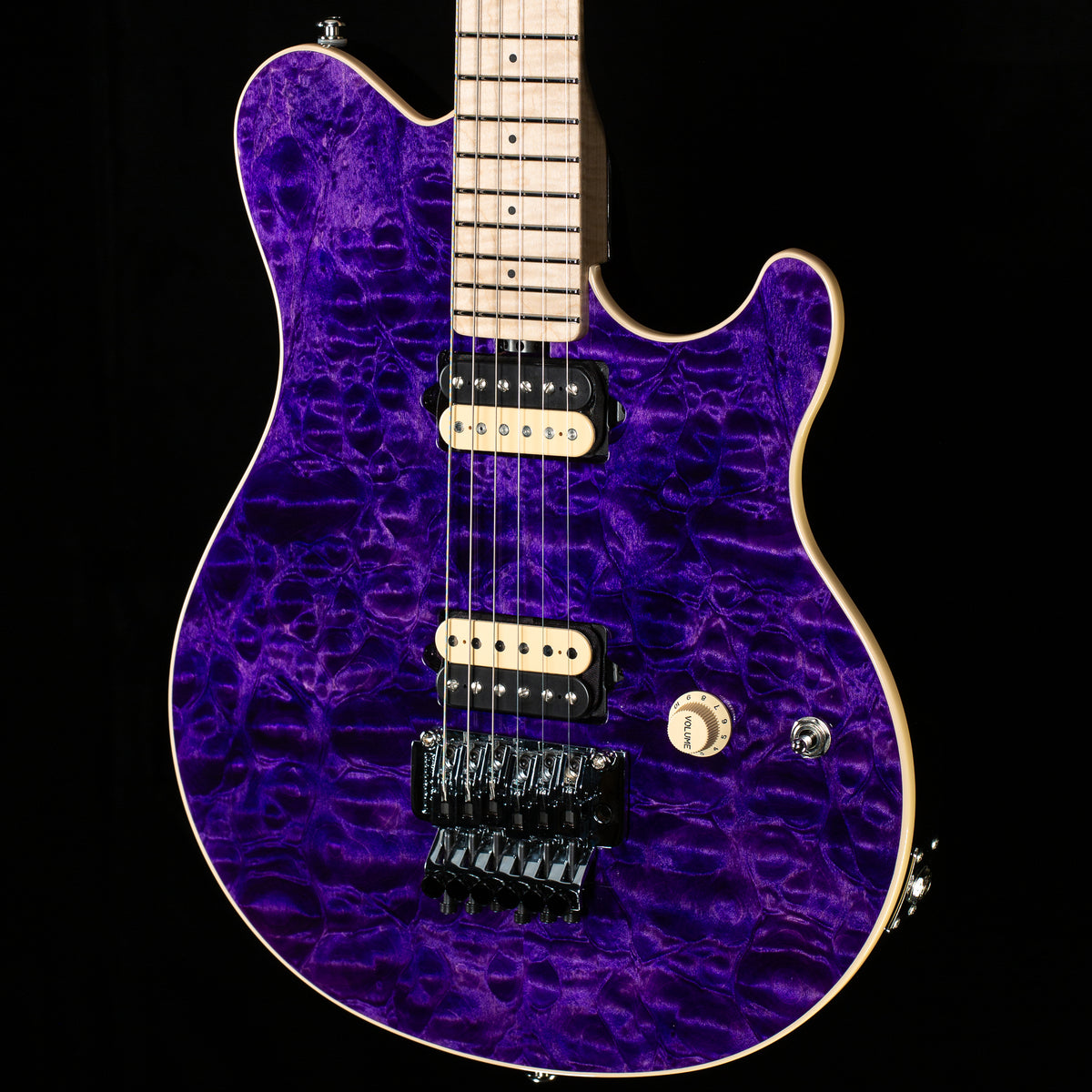 Ernie Ball Music Man 30th Anniversary Axis Trans Purple Quilt (650)