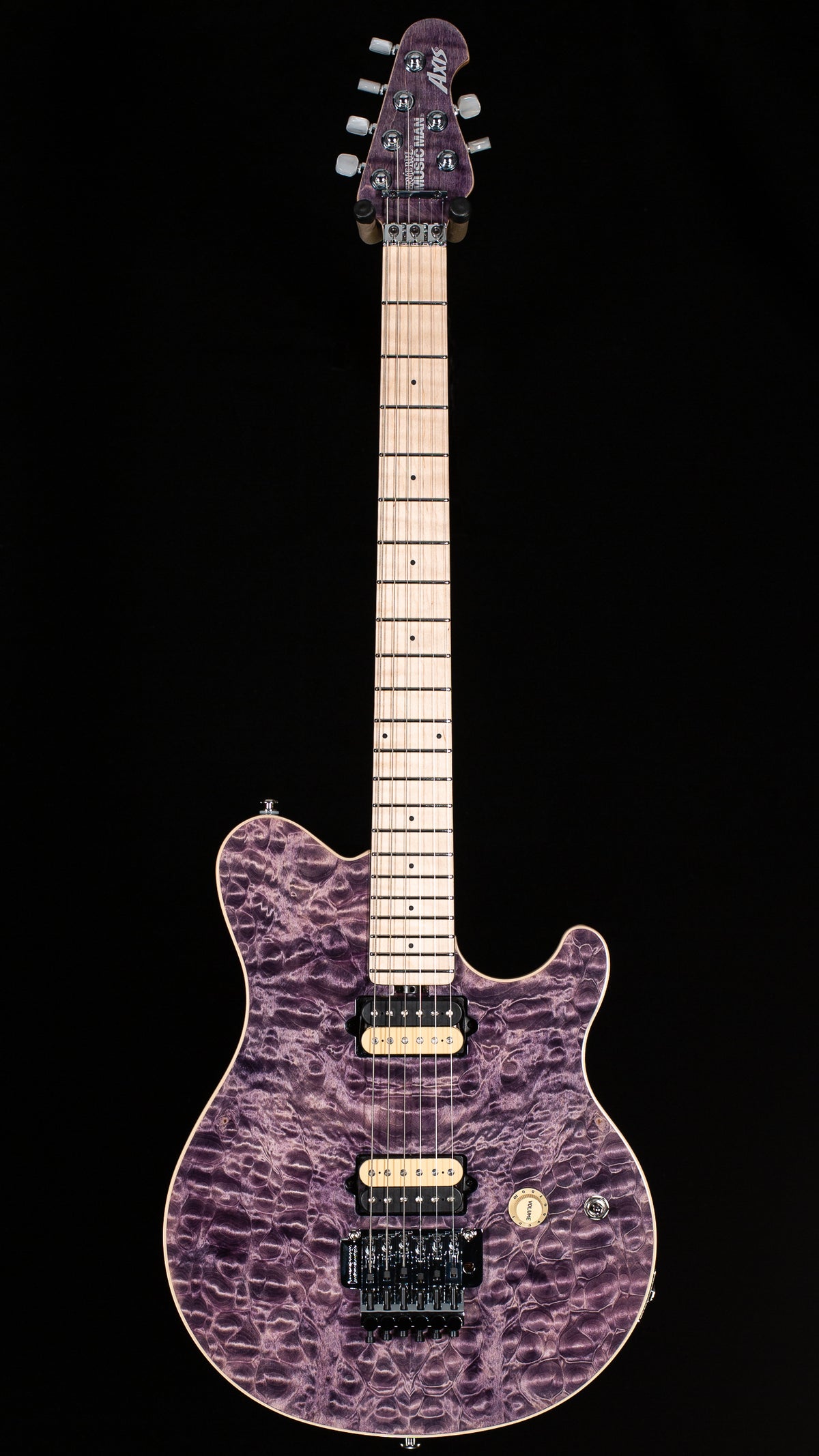 Ernie Ball Music Man 30th Anniversary Axis Trans Black Quilt (674)
