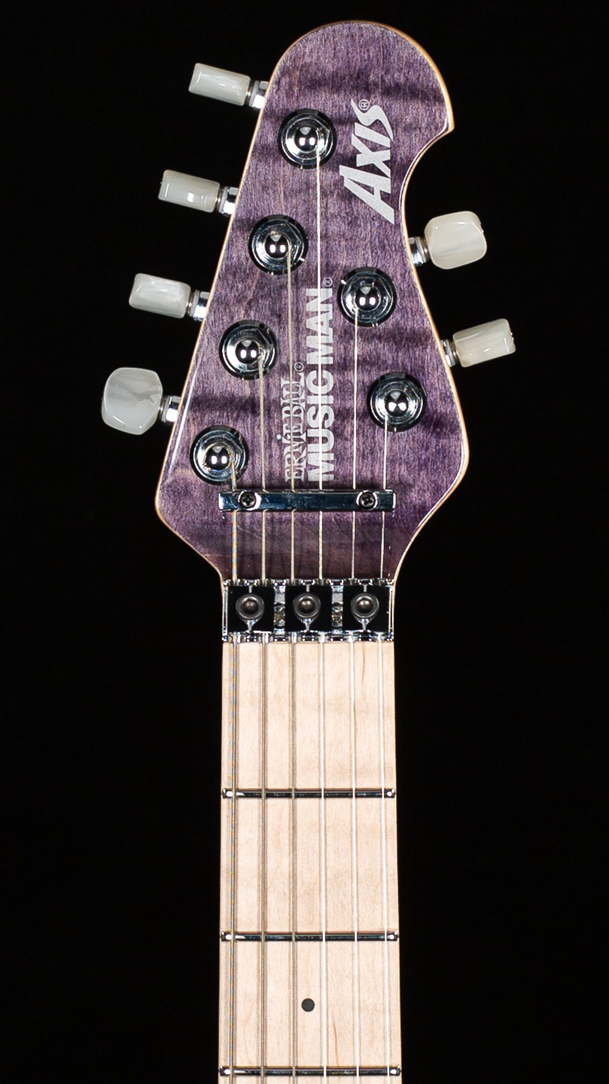 Ernie Ball Music Man 30th Anniversary Axis Trans Black Quilt (674)