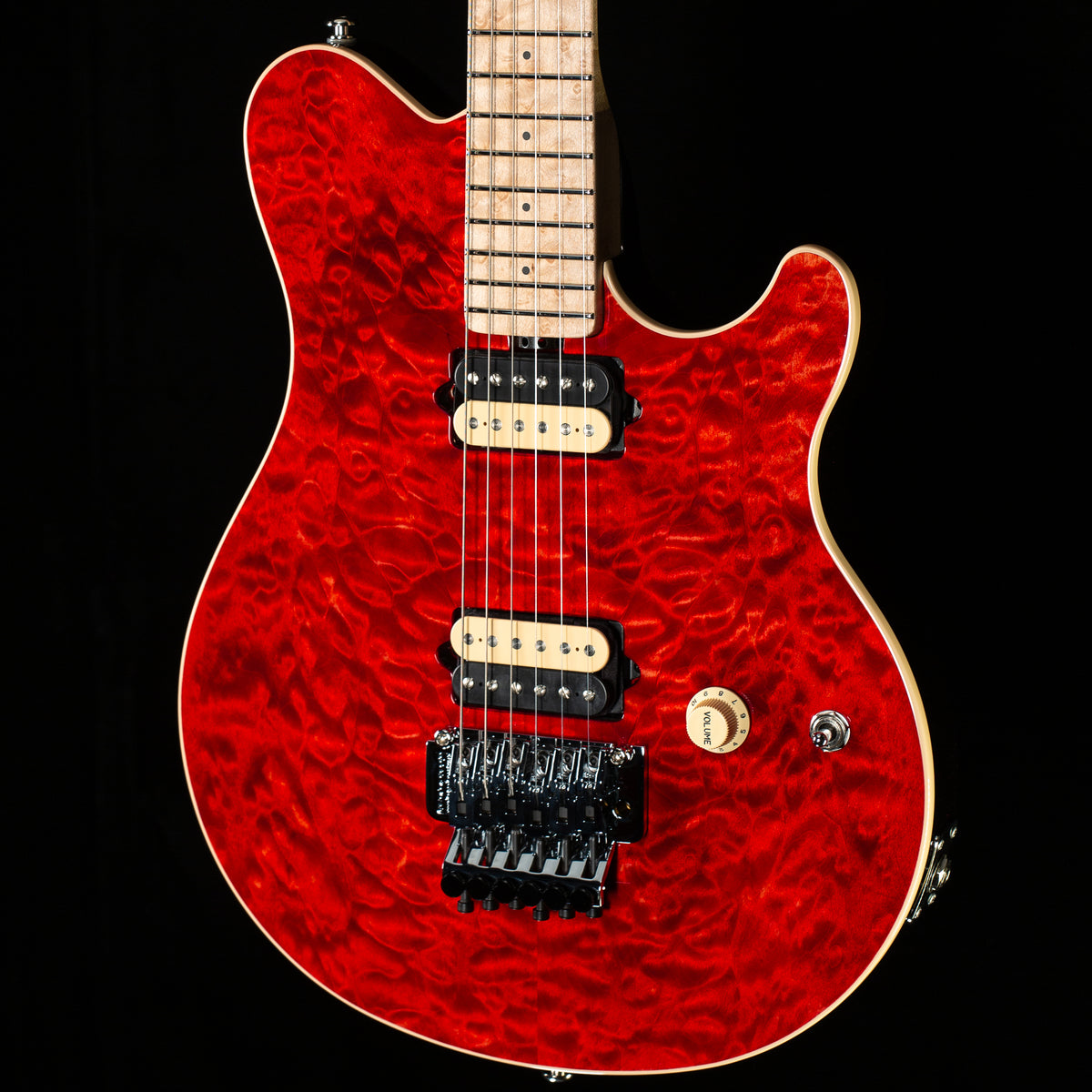 Ernie Ball Music Man 30th Anniversary Axis Trans Red Quilt (561)