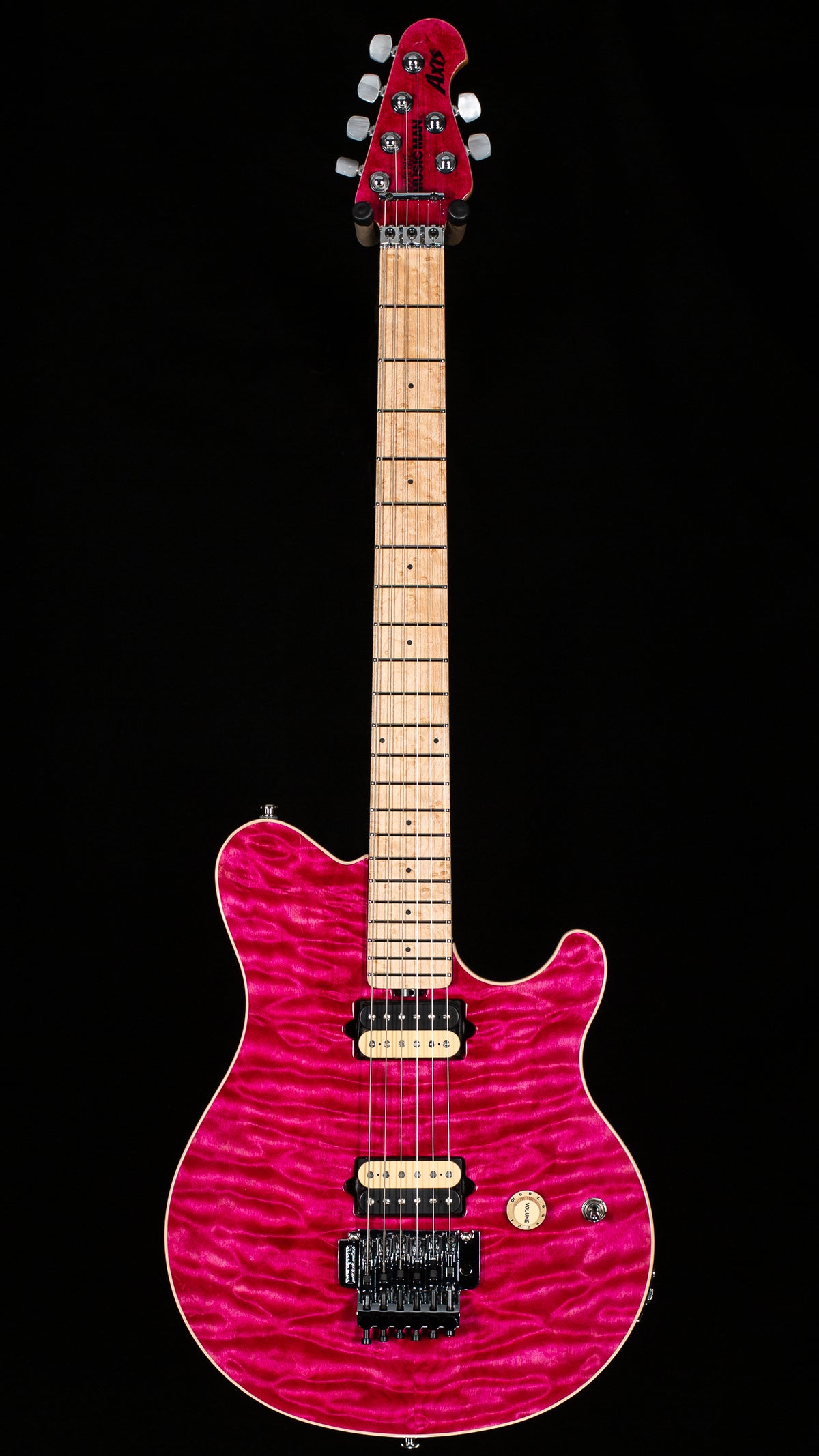 Ernie Ball Music Man 30th Anniversary Axis Trans Pink Quilt (895)
