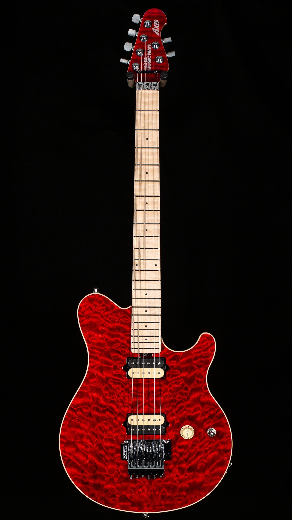 Ernie Ball Music Man 30th Anniversary Axis Trans Red Quilt (924)
