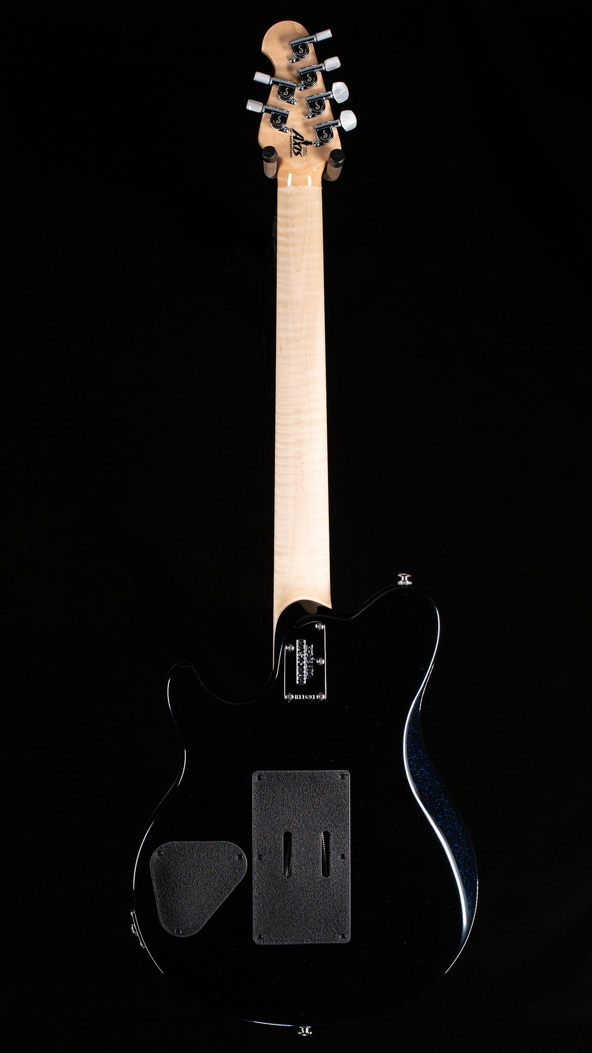 Ernie Ball Music Man 30th Anniversary Axis Anniversary Trans Blue Quilt (691)