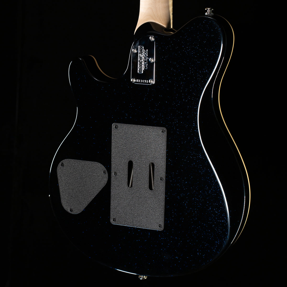 Ernie Ball Music Man 30th Anniversary Axis Anniversary Trans Blue Quilt (691)