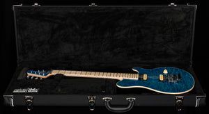 Ernie Ball Music Man 30th Anniversary Axis Anniversary Trans Blue Quilt (691)