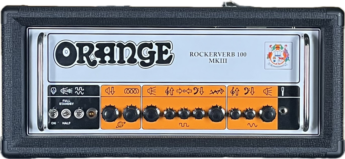 Orange Rockerverb MKIII 100w Head Black