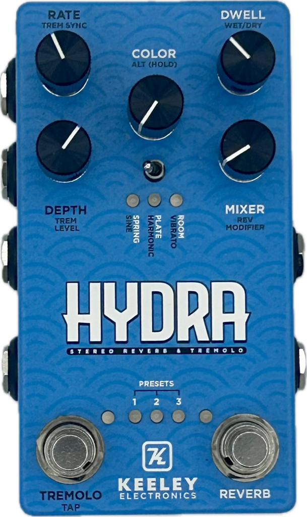 Keeley Hydra Reverb and Tremolo - Willcutt Guitars
