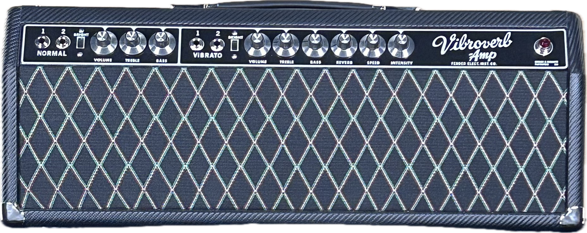 Welagen Ultraphonix/Vibroverb Head Black Carbon Fiber Tolex