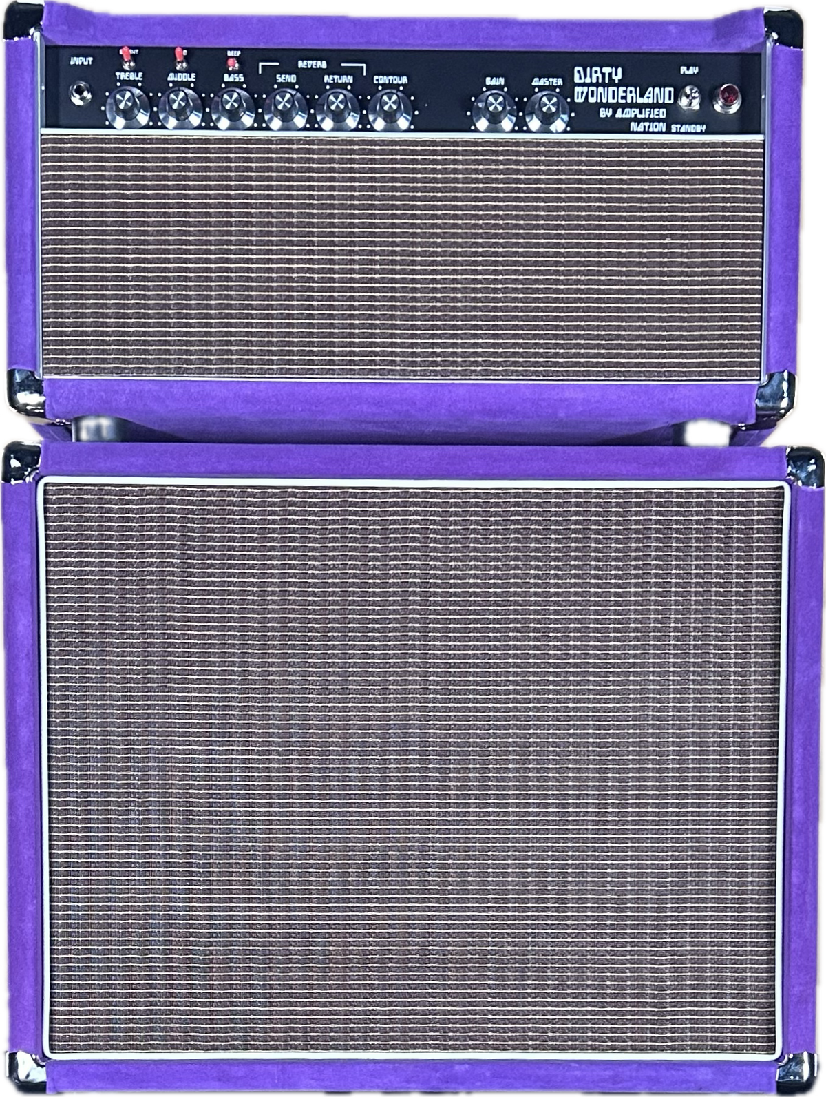 Amplified Nation Dirty Wonderland 50w Head and 1x12 Purple Suede