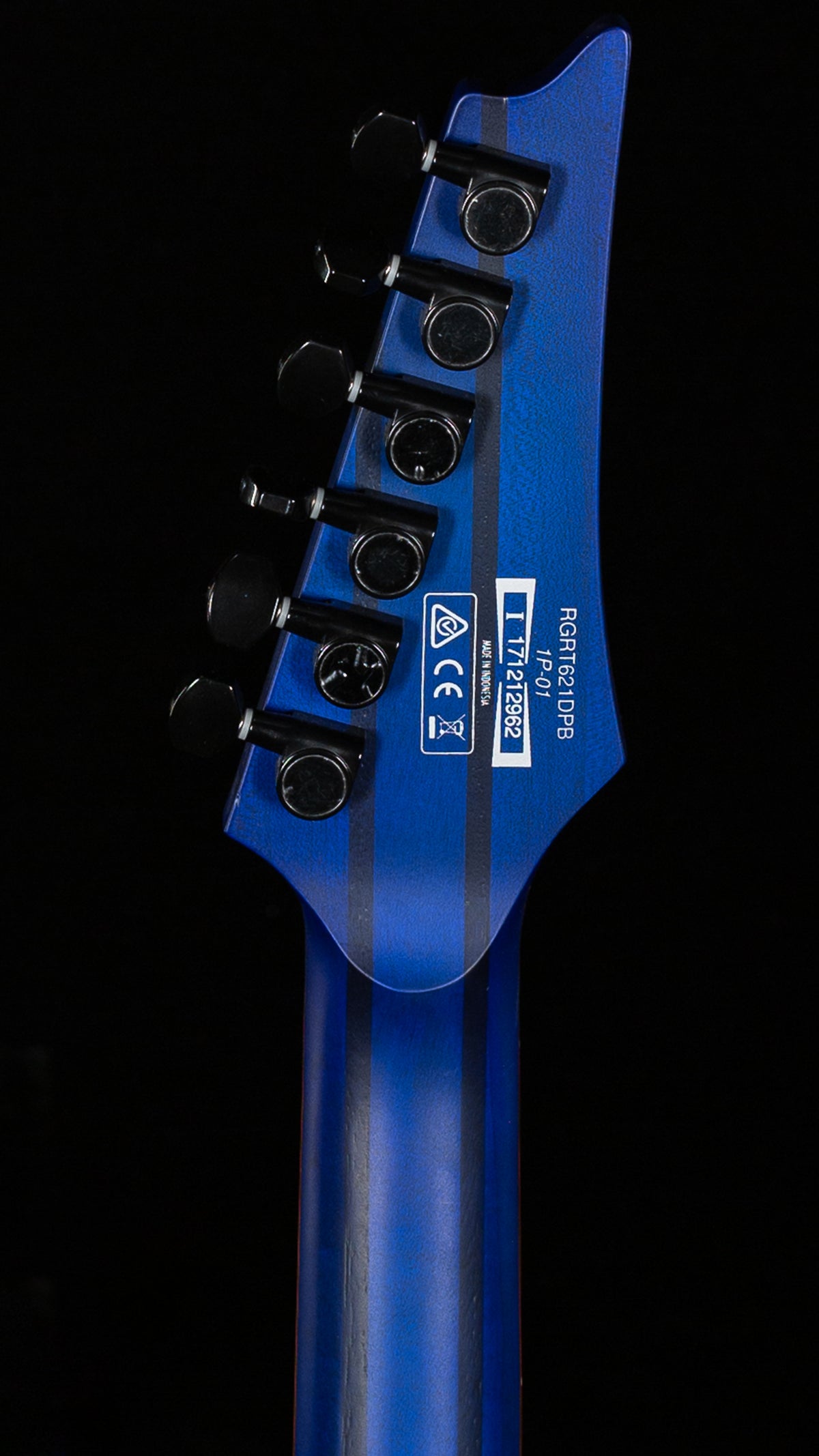 Ibanez RGRT621DPB Blue Lagoon Burst Flat