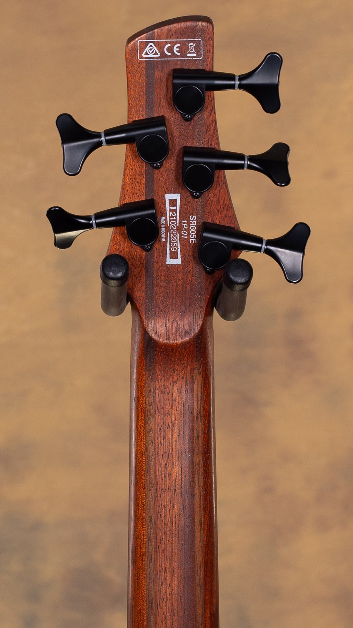 2021 Ibanez SR605E 5 String Bass Black Stained burst