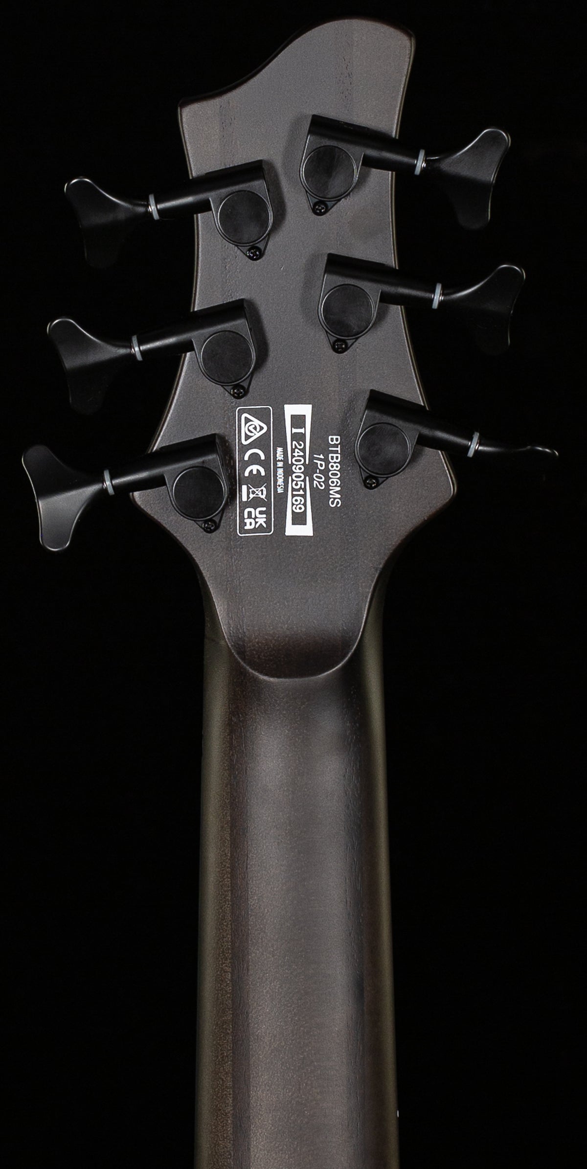 Ibanez BTB806MSTGF 6 String Bass Transparent Gray Flat (169)