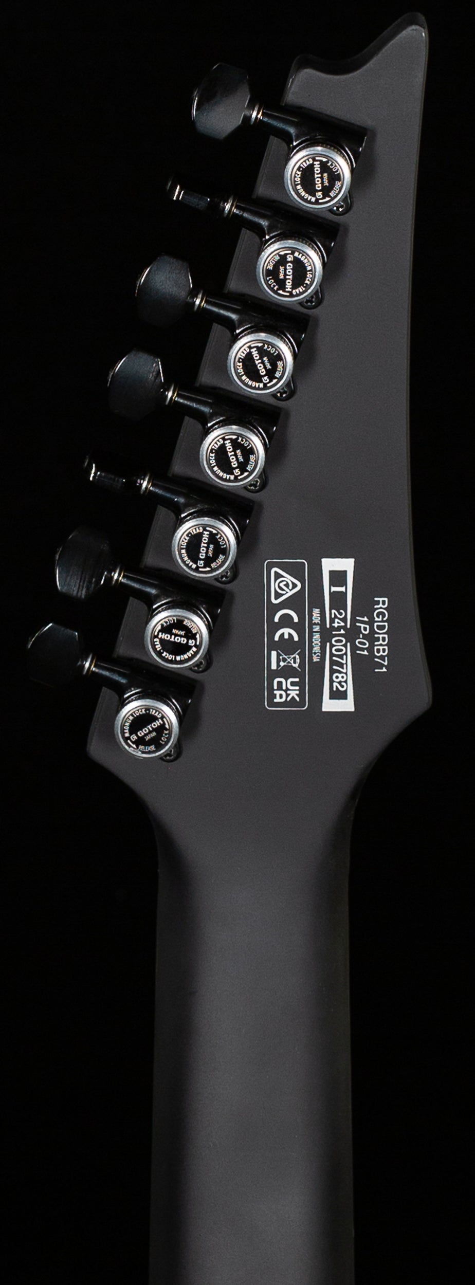 Ibanez Iron Label RGDRB71 7-String Black (782)