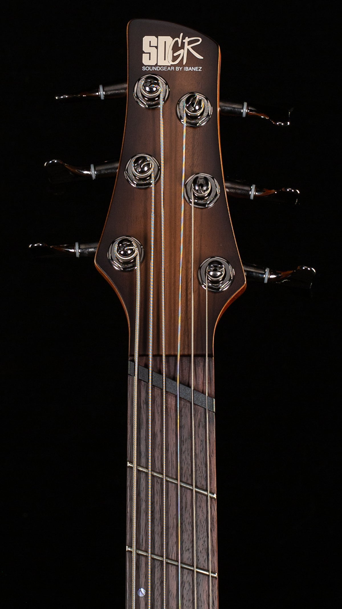 Ibanez Bass Workshop SRC6MS 6-string Multi-Scale Bass Black Stained Burst Low Gloss (609)