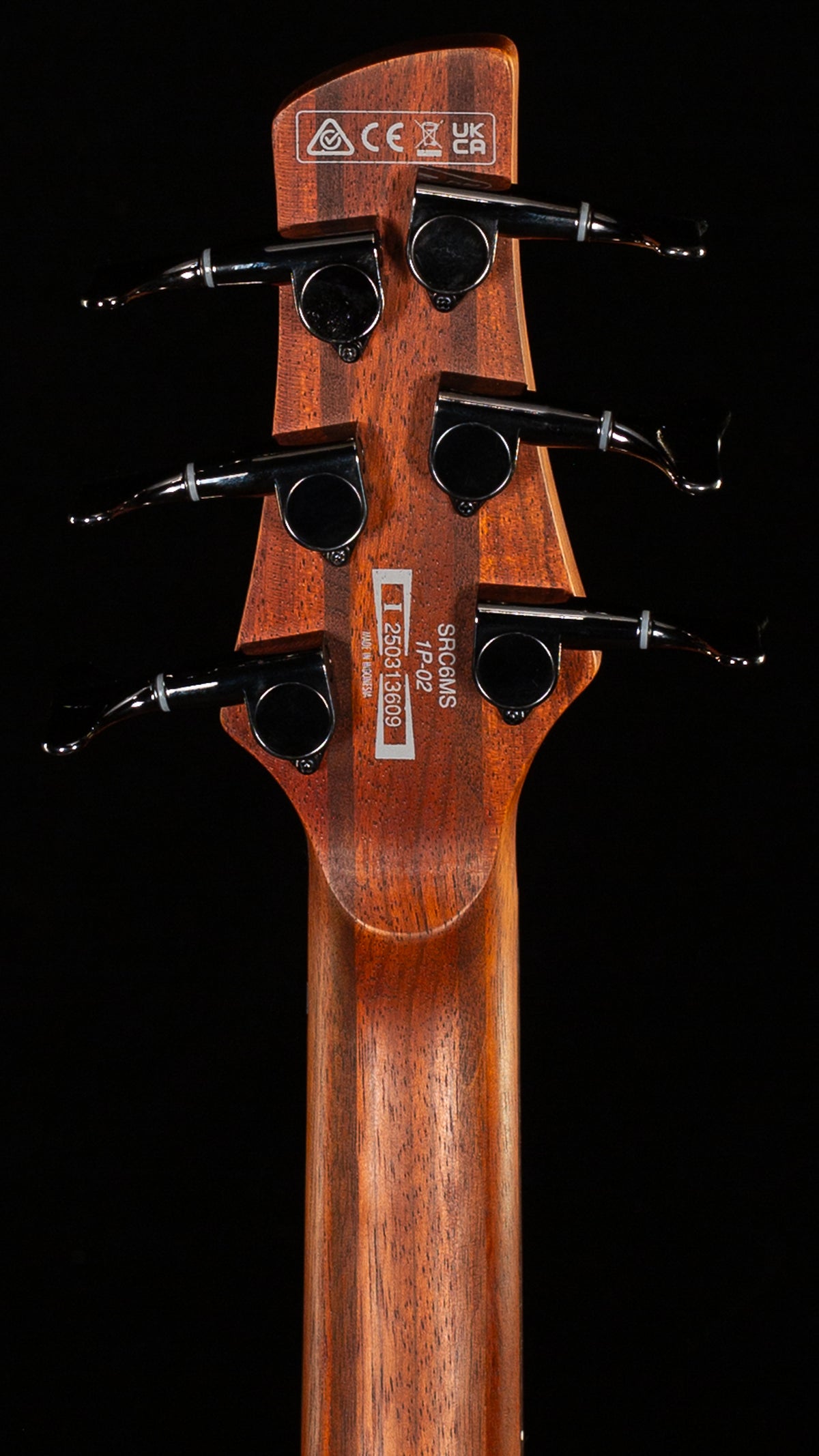 Ibanez Bass Workshop SRC6MS 6-string Multi-Scale Bass Black Stained Burst Low Gloss (609)