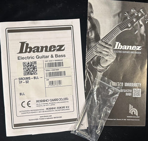 Ibanez Bass Workshop SRC6MS 6-string Multi-Scale Bass Black Stained Burst Low Gloss (609)