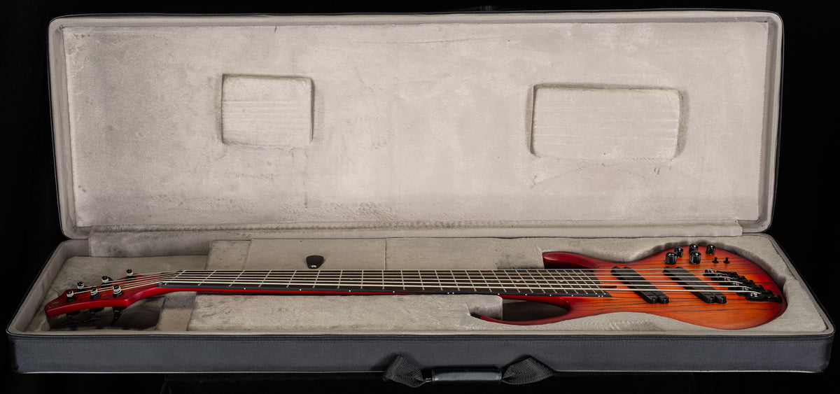 Ibanez Bass Workshop BTB866MS 6-string Bass Brown Topaz Burst Flat (015)