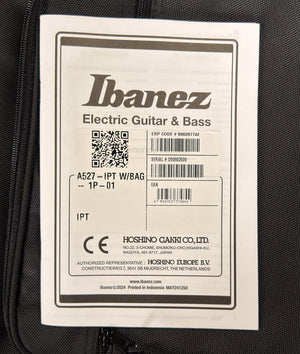 Ibanez A Series A527IPT Iron Pewter 7 String (509)