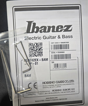 Ibanez Standard RGA742EX 7-string Black Aurora Burst Matte (848)