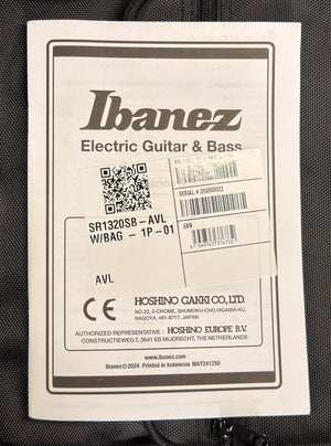 Ibanez SR Premium SR1320SBAVL Aqua Wave Low Gloss (322)