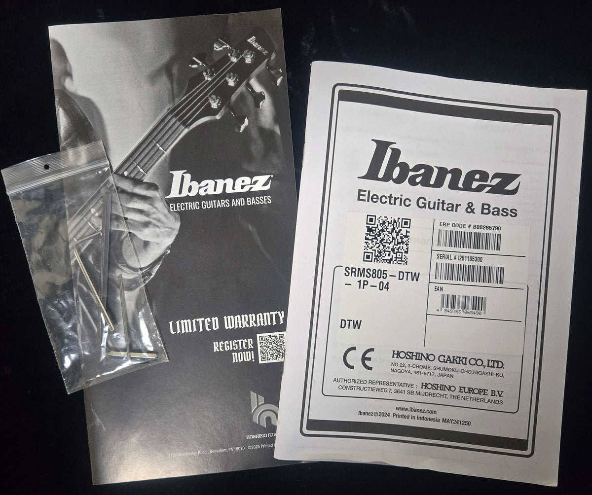 Ibanez Bass Workshop SRMS805 Multi-scale 5-string Bass Deep Twilight (300)