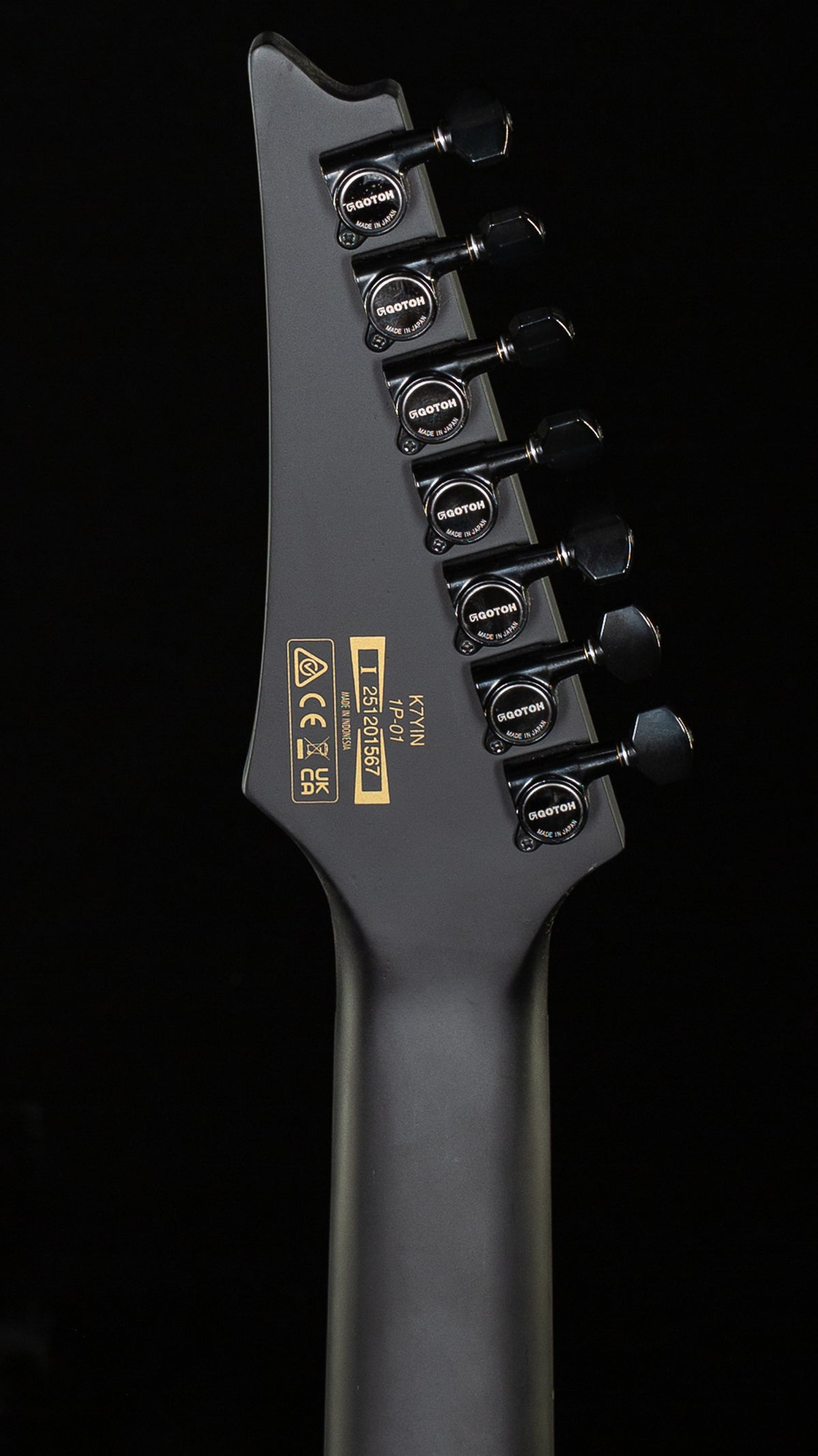 Ibanez K7YIN James "Munky" Shaffer Signature 7-string Matte Black (567)