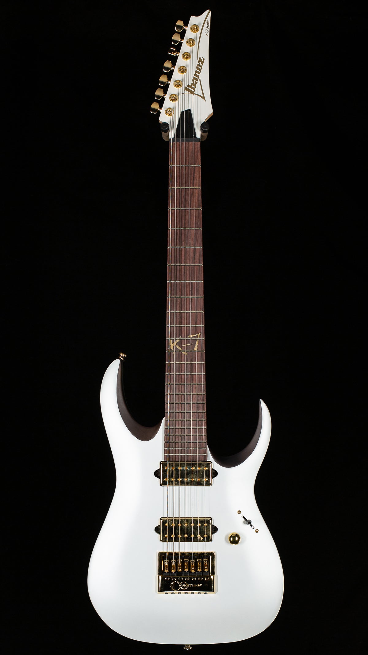 Ibanez K7YANG Brian Head Welch Signature 7-string Matte White (893)