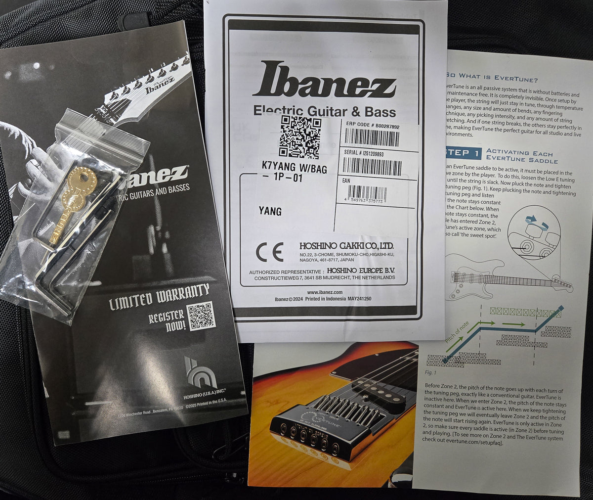 Ibanez K7YANG Brian Head Welch Signature 7-string Matte White (893)
