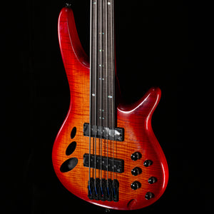 Ibanez SR Bass Workshop SRD905F Fretless 5-string Bass Brown Topaz Burst Low Gloss (091)