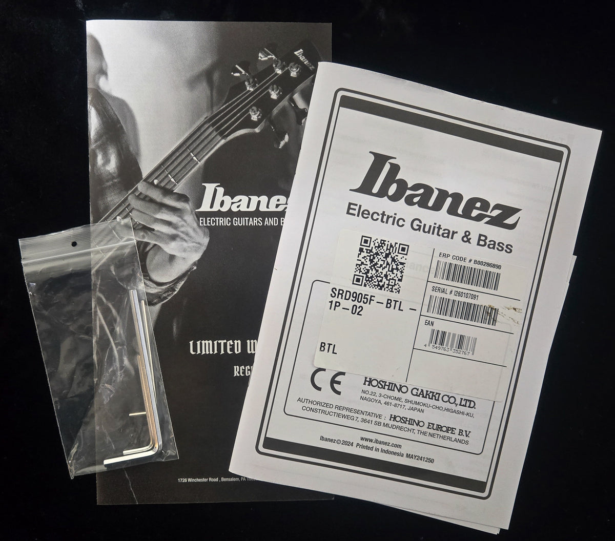 Ibanez SR Bass Workshop SRD905F Fretless 5-string Bass Brown Topaz Burst Low Gloss (091)