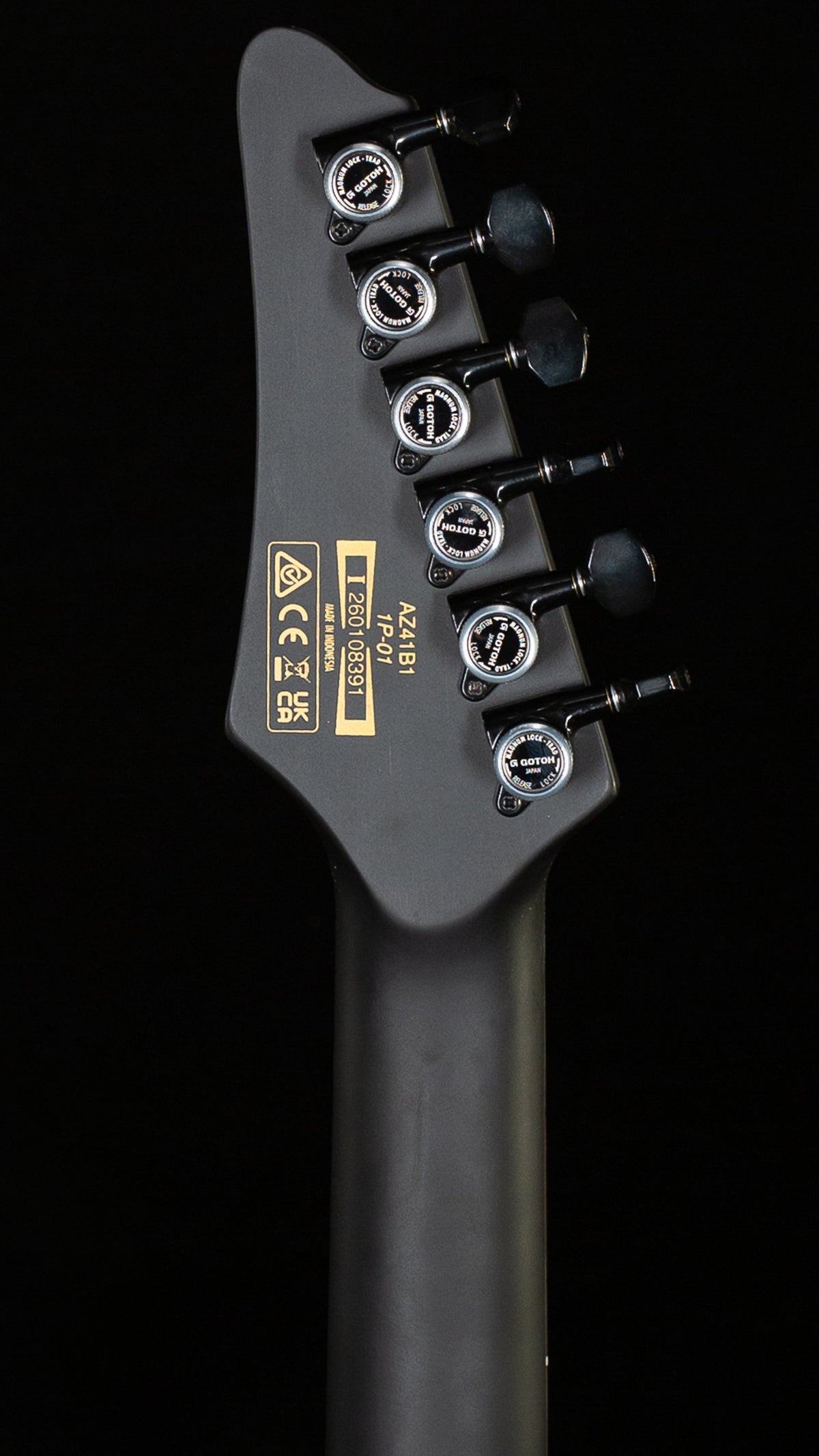 Ibanez Iron Label AZ41B1 Black Flat (391)