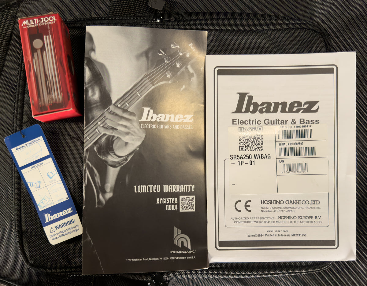 Ibanez 250th USA Anniversary Premium SR5A250 Electric Bass (599)