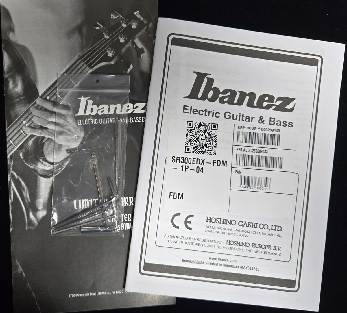 Ibanez SR Standard SR300EDX Bass Guitar Frozen Gold Matte (033)