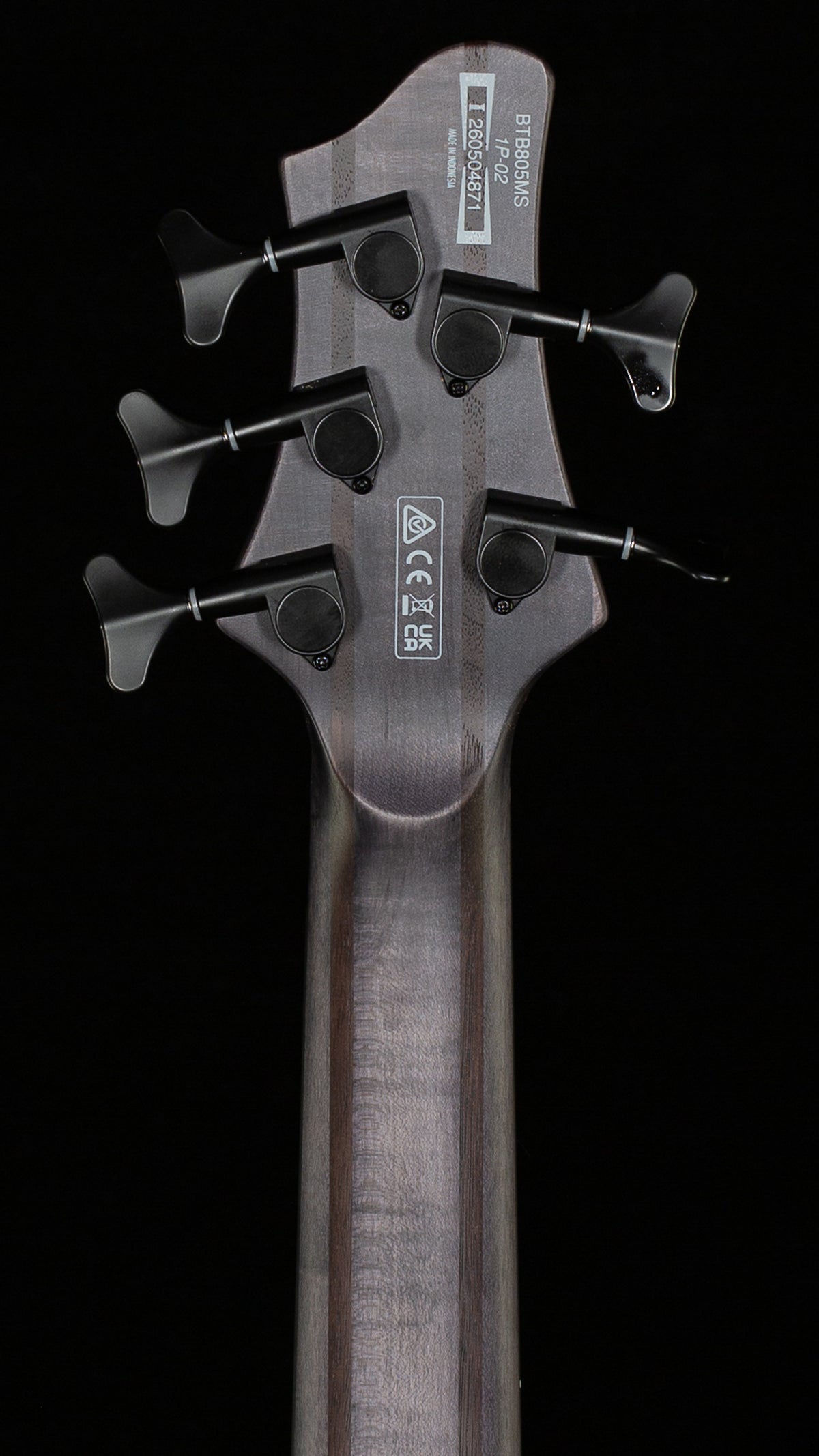 Ibanez Bass Workshop BTB805MS 5-string Bass Transparent Grey Flat (871)
