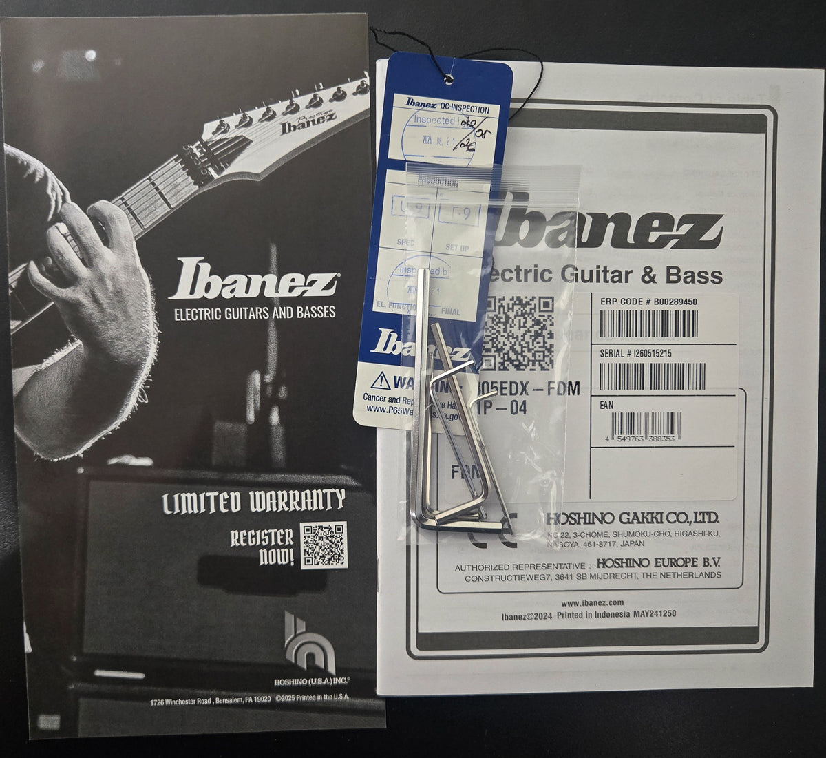 Ibanez SR Standard SR305EDX 5-string Bass Frozen Gold Matte (215)